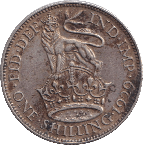 1929 SHILLING ( VF ) - SHILLING - Cambridgeshire Coins