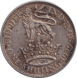 1929 SHILLING ( VF ) - SHILLING - Cambridgeshire Coins