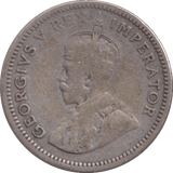 1929 SILVER SIXPENCE SOUTH AFRICA - SILVER WORLD COINS - Cambridgeshire Coins