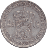 1930 2 1/2 GULDEN NETHERLANDS - WORLD COINS - Cambridgeshire Coins