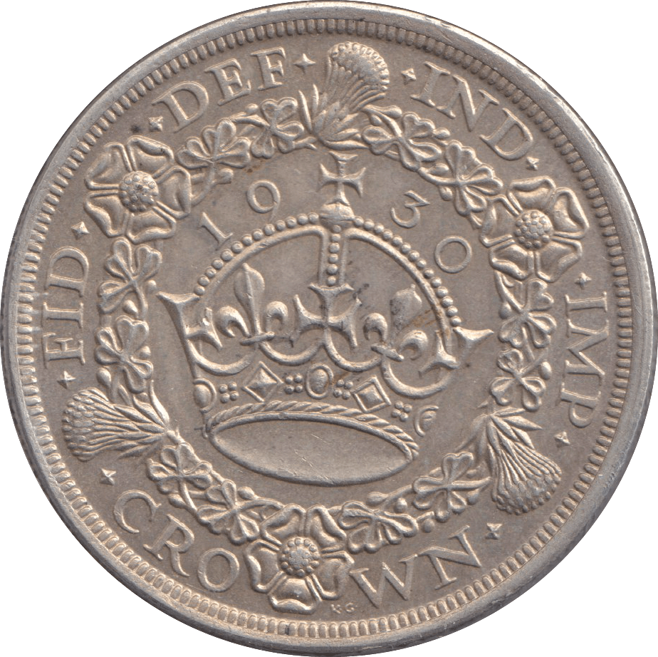 1930 CROWN ( AUNC ) - CROWN - Cambridgeshire Coins