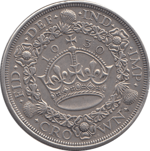 1930 CROWN ( EF ) WREATH - CROWN - Cambridgeshire Coins