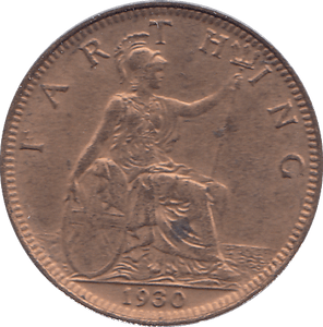 1930 FARTHING ( AUNC ) - FARTHING - Cambridgeshire Coins