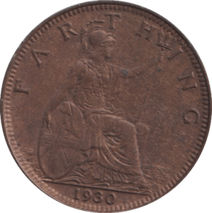1930 FARTHING ( EF ) - FARTHING - Cambridgeshire Coins