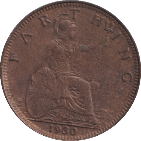 1930 FARTHING ( EF ) - FARTHING - Cambridgeshire Coins