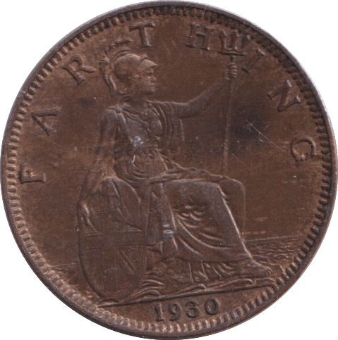 1930 FARTHING ( EF ) - FARTHING - Cambridgeshire Coins