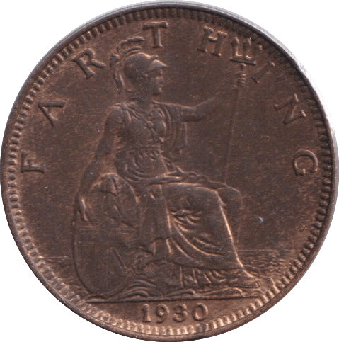 1930 FARTHING ( GVF ) - FARTHING - Cambridgeshire Coins