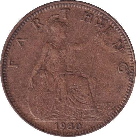 1930 FARTHING (GVF) - FARTHING - Cambridgeshire Coins