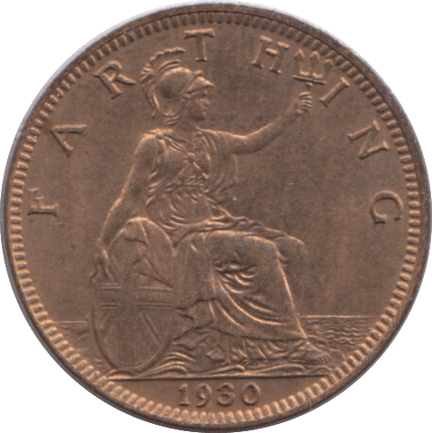 1930 FARTHING ( UNC ) - Farthing - Cambridgeshire Coins