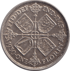 1930 FLORIN ( AUNC ) - FLORIN - Cambridgeshire Coins