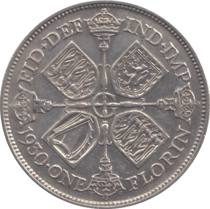 1930 FLORIN ( EF ) - FLORIN - Cambridgeshire Coins