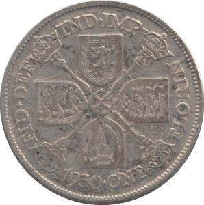 1930 FLORIN ( F ) - FLORIN - Cambridgeshire Coins