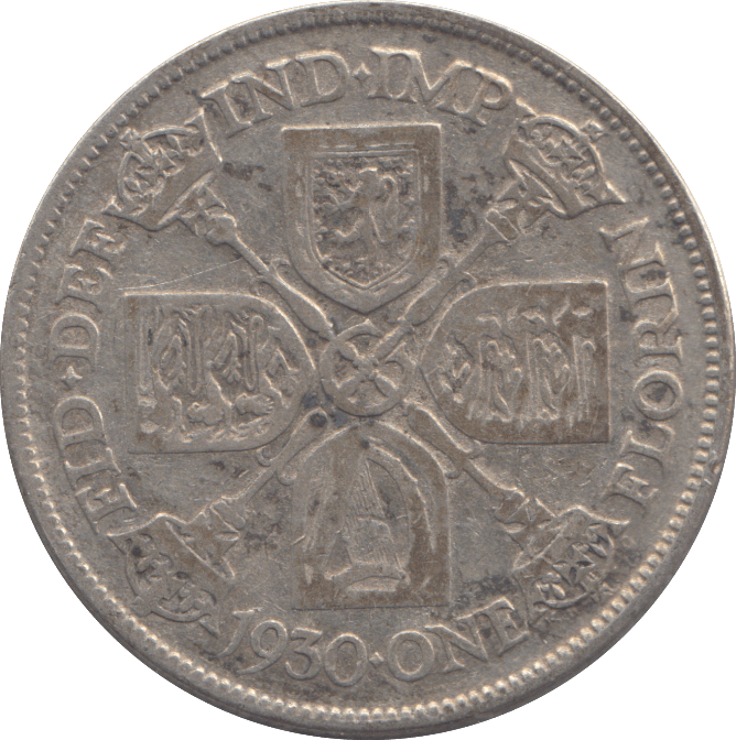 1930 FLORIN ( F ) - FLORIN - Cambridgeshire Coins