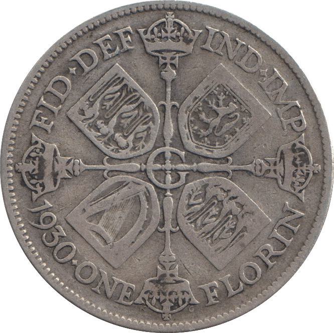 1930 FLORIN ( FINE ) - FLORIN - Cambridgeshire Coins