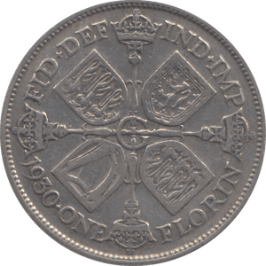 1930 FLORIN ( FINE ) - FLORIN - Cambridgeshire Coins