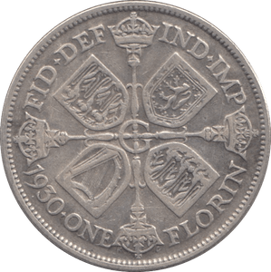 1930 FLORIN ( FINE ) - FLORIN - Cambridgeshire Coins
