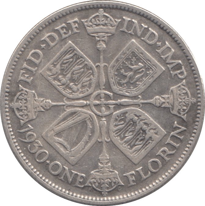 1930 FLORIN ( FINE ) - FLORIN - Cambridgeshire Coins
