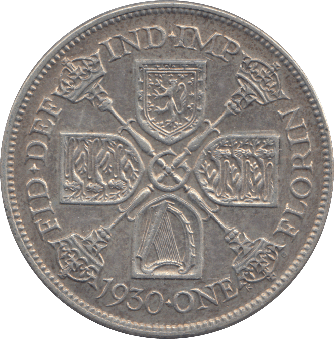 1930 FLORIN ( GVF ) - FLORIN - Cambridgeshire Coins