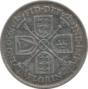 1930 FLORIN ( VF ) - FLORIN - Cambridgeshire Coins