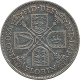 1930 FLORIN ( VF ) - FLORIN - Cambridgeshire Coins