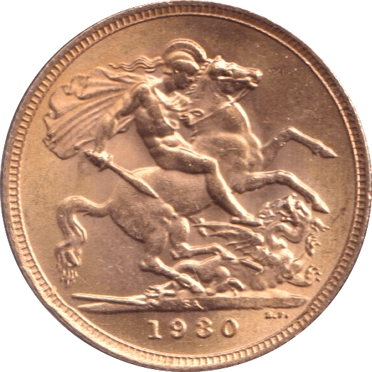 1930 GOLD SOVEREIGN ( UNC ) PRETORIA MINT 2 - SOVEREIGN - Cambridgeshire Coins
