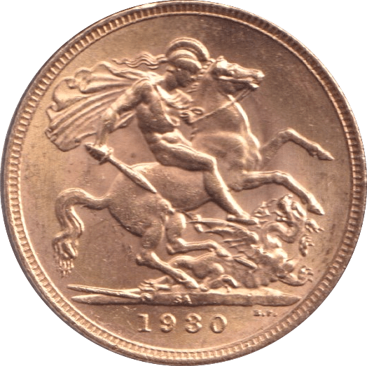 1930 GOLD SOVEREIGN ( UNC ) PRETORIA MINT 3 - SOVEREIGN - Cambridgeshire Coins