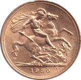 1930 GOLD SOVEREIGN ( UNC ) PRETORIA MINT 3 - SOVEREIGN - Cambridgeshire Coins