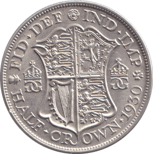 1930 HALFCROWN ( EF ) - HALFCROWN - Cambridgeshire Coins