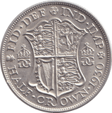 1930 HALFCROWN ( EF ) - HALFCROWN - Cambridgeshire Coins