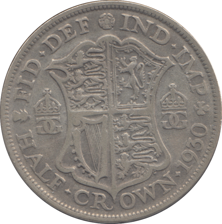 1930 HALFCROWN ( F ) - HALFCROWN - Cambridgeshire Coins
