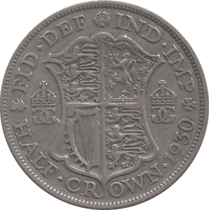 1930 HALFCROWN ( FINE ) - HALFCROWN - Cambridgeshire Coins