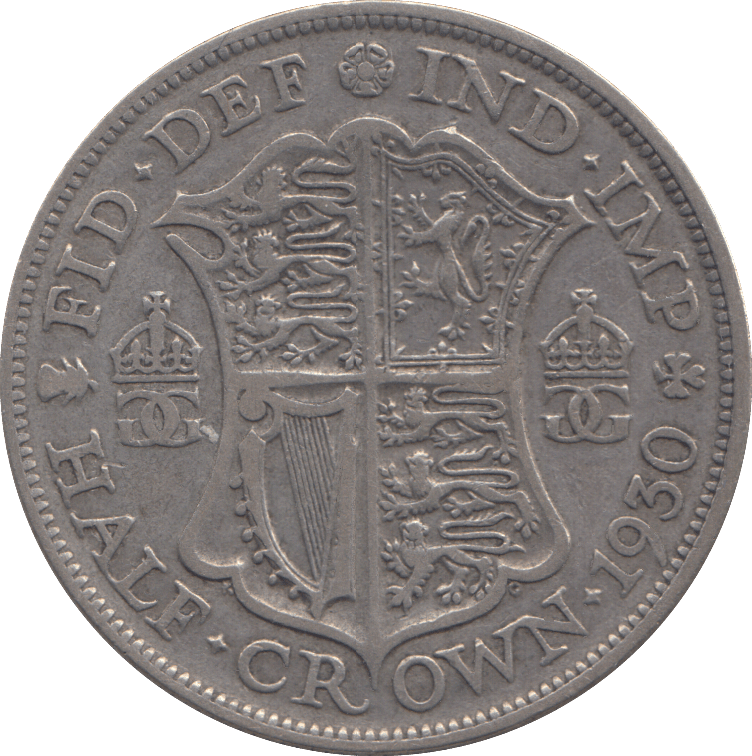 1930 HALFCROWN ( FINE ) - HALFCROWN - Cambridgeshire Coins