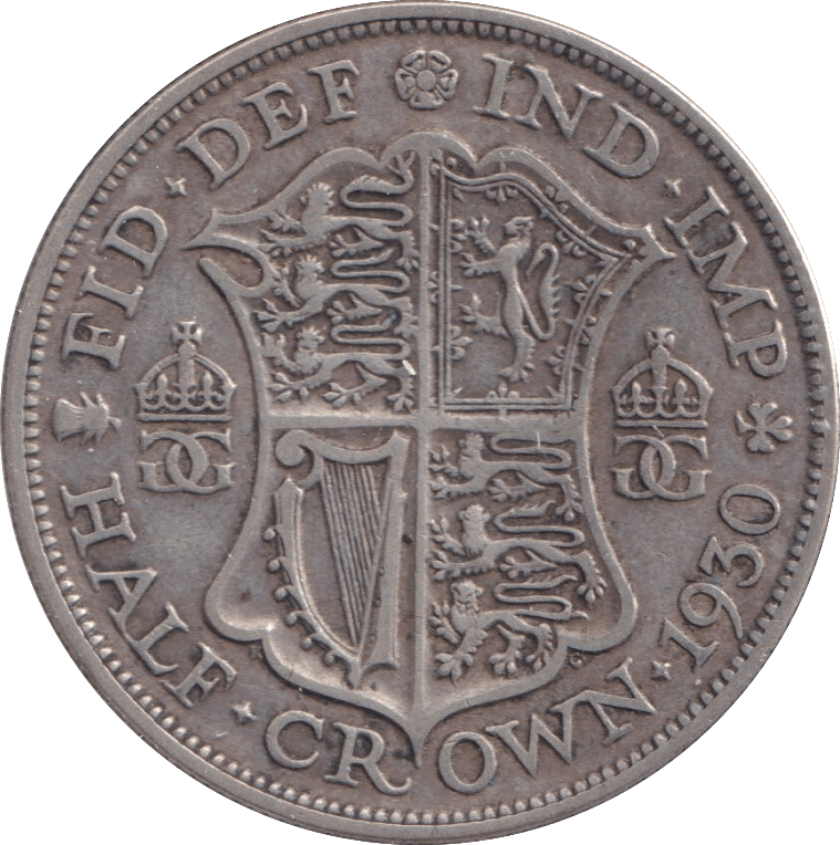 1930 HALFCROWN ( FINE ) - Halfcrown - Cambridgeshire Coins