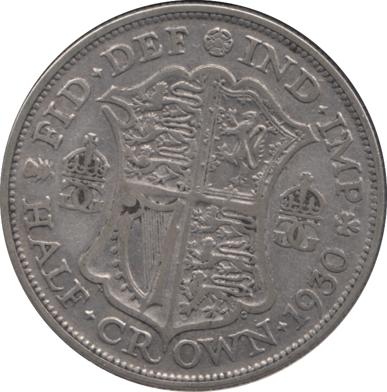 1930 HALFCROWN ( FINE ) - HALFCROWN - Cambridgeshire Coins