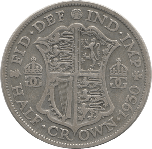 1930 HALFCROWN ( FINE ) - HALFCROWN - Cambridgeshire Coins
