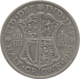 1930 HALFCROWN ( FINE ) - HALFCROWN - Cambridgeshire Coins