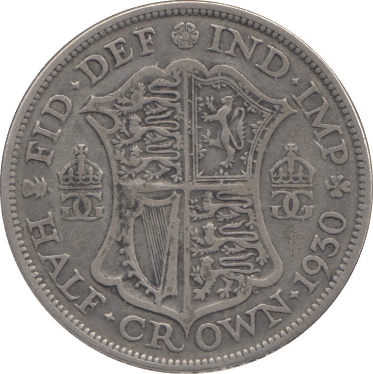 1930 HALFCROWN ( FINE ) - HALFCROWN - Cambridgeshire Coins