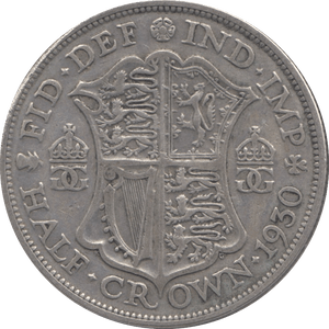 1930 HALFCROWN ( FINE ) - HALFCROWN - Cambridgeshire Coins