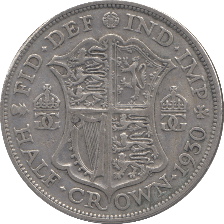 1930 HALFCROWN ( FINE ) - HALFCROWN - Cambridgeshire Coins