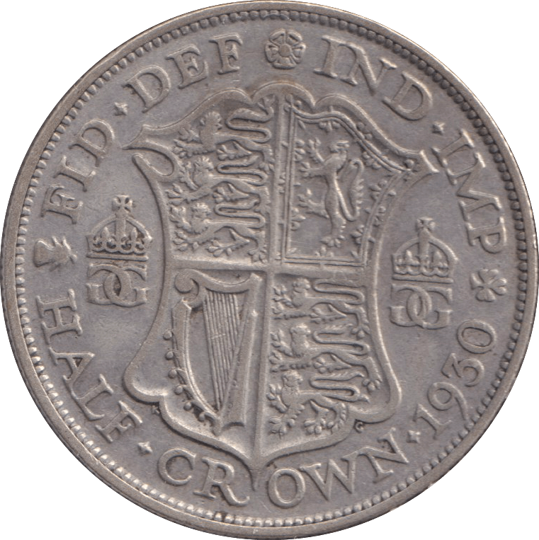 1930 HALFCROWN ( FINE ) - WORLD COINS - Cambridgeshire Coins