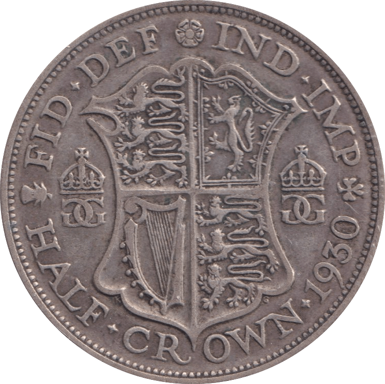 1930 HALFCROWN ( GF ) - Halfcrown - Cambridgeshire Coins