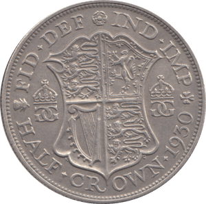 1930 HALFCROWN ( GVF ) - HALFCROWN - Cambridgeshire Coins