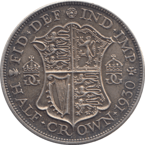 1930 HALFCROWN ( GVF ) - HALFCROWN - Cambridgeshire Coins