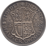 1930 HALFCROWN ( GVF ) - HALFCROWN - Cambridgeshire Coins