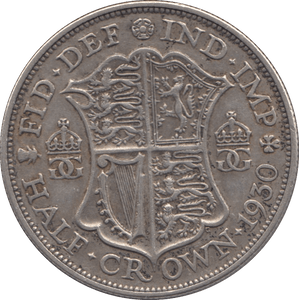 1930 HALFCROWN ( VF ) - Halfcrown - Cambridgeshire Coins