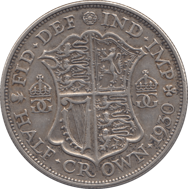 1930 HALFCROWN ( VF ) - Halfcrown - Cambridgeshire Coins