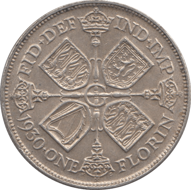 1930 ONE FLORIN ( EF ) - FLORIN - Cambridgeshire Coins