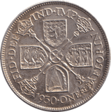1930 ONE FLORIN ( EF ) - WORLD COINS - Cambridgeshire Coins