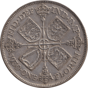 1930 ONE FLORIN ( GVF ) - FLORIN - Cambridgeshire Coins