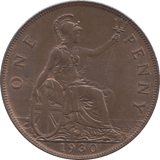 1930 PENNY ( AUNC ) - PENNY - Cambridgeshire Coins